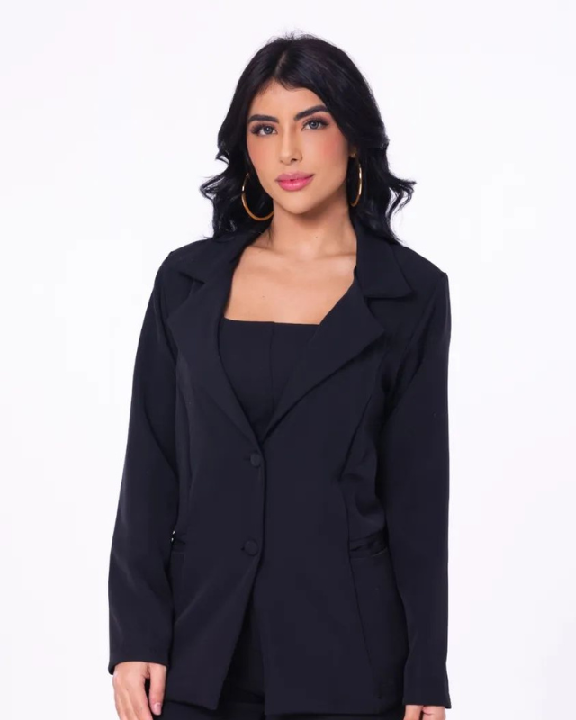Blazer Maitê - Preto